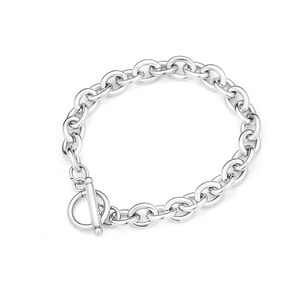 Bracelet à boucle OT yunnique en acier inoxydable, chaîne épaisse, bijoux hip hop pour hommes, cadeau, 19CM 20CM 21CM 22CM - Product Image 5