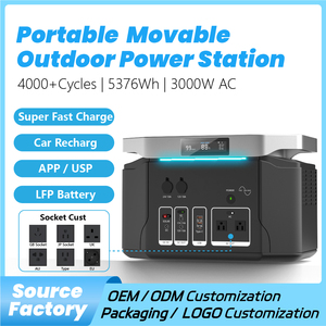 Estación de energía portátil LiFePO4 para interiores/exteriores MPPT <span class=keywords><strong>DC</strong></span>/AC, almacenamiento de energía de emergencia móvil Universal, energía de coche USB de onda sinusoidal pura - Product Image 6