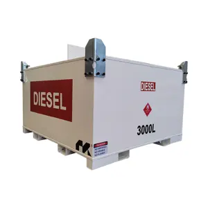 SUMAC High Quality Skid Mounted Reliable Manufacturer 2000L 3000L Aluminium Diesel Oil Storage Fuel Tank