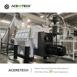 Power Saving AWS-PE Waste Plastic Agriculture PP/PE Film Washing Recycling Machine Line