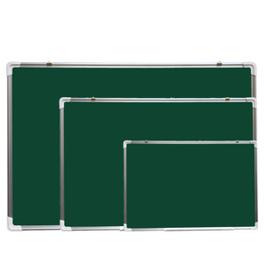 Panneau de <span class=keywords><strong>craie</strong></span> magnétique personnalisé en usine <span class=keywords><strong>tableau</strong></span> vert <span class=keywords><strong>blanc</strong></span> effaçable à sec en aluminium pour salle de classe scolaire - Product Image 1