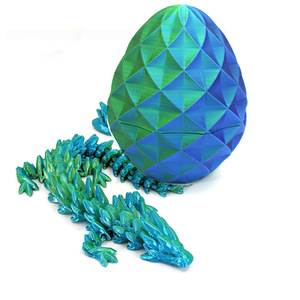 Vashine Figurine Dragon 3D Flexible <span class=keywords><strong>en</strong></span> Cristal pour Décoration Maison, Matériaux PLA Écologiques, Collection Colorée pour Enfants, Jouets Œuf de Dragon - Product Image 4