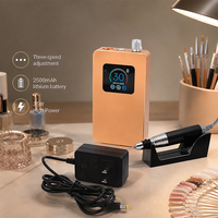 Ponceuse à ongles professionnelle 35W 30000 tr/min rechargeable avec pièce à main KUPA 60 ou Kupa 65