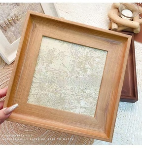 إطار صورة من الحبوب الخشبية بنمط عتيق على الطراز الأوروبي ، لوحة عرض بطاقة ملونة للأظافر ، إكسسوارات وخلفيات لفن الأظافر - Product Image 4