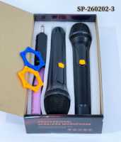 Système de microphone sans fil UHF professionnel, double micro portable avec récepteur pour karaoké, fête, performance live