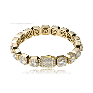 10MM Hip Hop CZ Cubic Circonia <b>Chain</b> AAA Zirconia Tennis <b>Chain</b> Necklace Wholesale <b>Rapper</b> Jewelry - Product Image 5