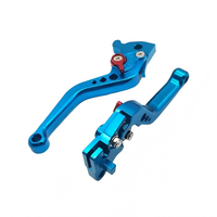 Palancas de Freno de Motocicleta Universales de Aleación de Aluminio CNC de 7/8" 22mm, Juego de Palancas de Embrague de Freno Hidráulico Ajustables para la Mayoría de las Motocicletas
