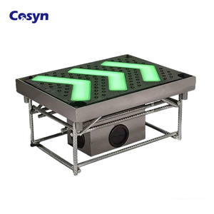 إشارات مرور ملونة بالكامل، مصابيح تحذير LED ذكية، بلاط أرضي مدفون للرصيف، مصباح تحت الأرض لتقاطعات المشاة - Product Image 1