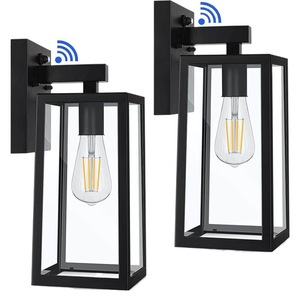 Aplique de luz de pared para exteriores decorativo de pantalla de vidrio Vintage de alta calidad, aplique de pared impermeable antioxidante, luminaria - Product Image 2