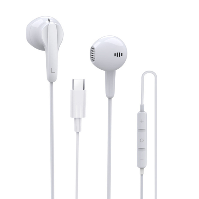 High Quality Type C Wired Earphones for / iPhone 15-IPX-3 Waterproof Play Music & Calls