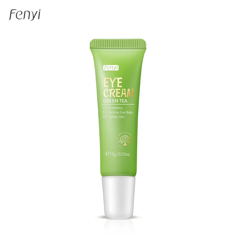 Feng yi-crème pour les yeux au thé vert anti-âge, soin pour les yeux, élimination des cernes noirs, 15g