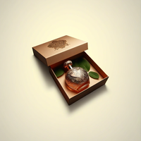 MuShine Boîtes en papier de parfum de luxe personnalisées Boîte en papier imperméable écologique de qualité supérieure fabriquée à la main