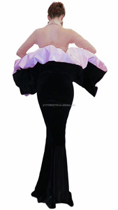 Robe de chanteuse de bar de nuit, robe à coquillages, jupe longue à manches longues, costume à perles de coquillages - Product Image 3