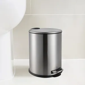 Latest Design Durable Using Round Shape Hotel Room Garbage Can