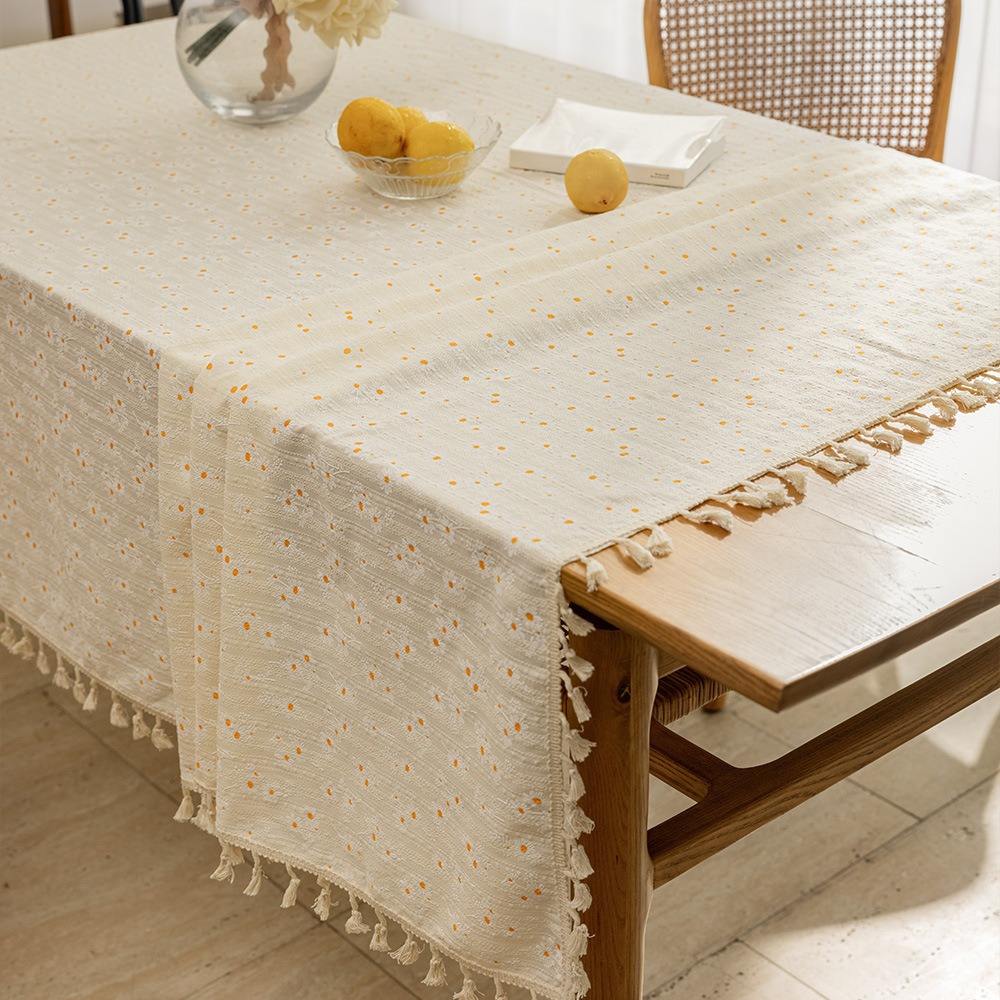 Marguerites jaune pâle [100% coton]