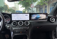 Pour Mercedes-Benz Classe C W205 Classe GLC X253 Système Android 13 Double Écran 12.3" avec Autoradio Navigation GPS Carplay
