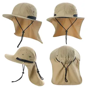 ZG-gorro de pescador con protección solar, personalizado, impermeable, protección UV, para verano