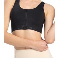 Soutien-gorge de sport sans couture à fermeture avant, respirant, maintien moyen, en Spandex/Nylon, avec trous de ventilation laser, pour adultes, yoga