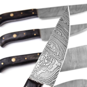 Hot Selling Professional Damascus Steel Chef <b>Knife</b> <b>Set</b> Wholesale Handmade High Quality Hand Forged <b>Knife</b> <b>Set</b> - Product Image 3