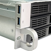 Server 2U 12 Einschübe Hersteller Server Rack mount Server Chassis Sgcc Steel 1,2mm SAS/SATA-Rückwand platine mit optionaler Schnitts telle