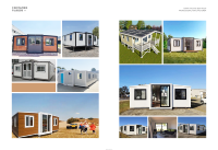 Maison conteneur préfabriquée extensible, élégante et minimaliste, à montage rapide, pour usage modulaire en vacances, bureau ou extérieur