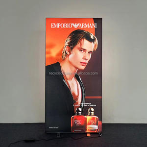 <span class=keywords><strong>SEG</strong></span> 铝制 80 毫米型材框架贸易展览广告布快速工厂生产 LED 背光灯箱 - Product Image 3