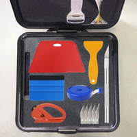 Kit d'outils de pose de vinyle DIY avec raclette, couteau de découpe, couteau artisanal, ODM OEM, remplacement de papier peint, colle pour le lissage