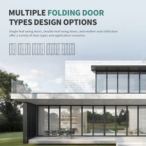 Sungye Pháp Phong Cách Trắng Lưới Gấp Cửa Bão Chịu Mài Mòn Đôi Kính Thủy Tinh Gia Cố Phần Cứng Cho Ngoài Trời Biệt Thự Sân Vườn - Product Image 2