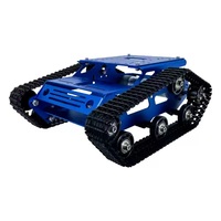 Chasis de Tanque Oruga WD-HM-TR300P, Plataforma de Desarrollo de Robots ROS de Código Abierto, Control Remoto de Aleación de Aluminio