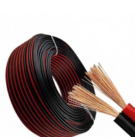 Cordon d'alimentation industriel pour lampe, conforme aux normes nationales, à âme en cuivre pur, paire torsadée, isolé en PVC, résistant au feu
