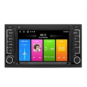 TOPSOURCE Écran de navigation Android 7 pouces pour <span class=keywords><strong>Touareg</strong></span> avec CarPlay pour GPS, image de recul et écran de contrôle central du tableau de bord - Product Image 1