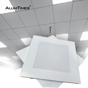 Alumtimes 60x60 Aluminum <b>Ceiling</b> Tile Fireproof Waterproof Heat Insulated Class Fire Performance Spray Painted Modern 5-Year - Product Image 1