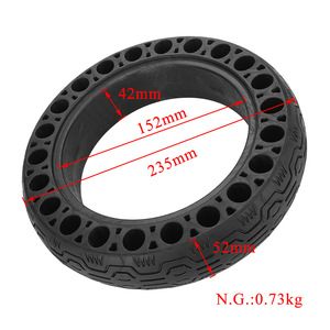 Neumáticos de goma sólida para patinete eléctrico, Neumáticos a prueba de explosiones, de Color 60/70 a 6,5 - Product Image 2