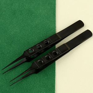 Ophthalmic Microsurgical Forceps Plastic Surgery Instruments Double Eyelid Platform Serrated Forceps Fine Forceps - Product Image 3