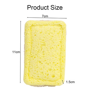 Éponge de nettoyage écologique en loofah et cellulose compressée, éponge de nettoyage biodégradable en fibres de sisal et cellulose - Product Image 6