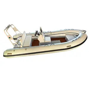 2024 Year New 480cm Hypalon Tube Aluminum Rib Boats Carbon Fiber PVC Fiberglass Dinghy for Fishing