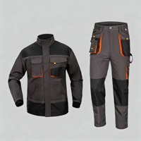Combinaisons de travail pour hommes en coton respirant, confortables et résistantes à l'usure, uniformes de sécurité pour la construction, manches longues