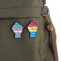LGBT Rainbow Pride Gay Bisexual Lesbian Trans Broches Épinglette décorative Badge