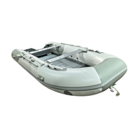 4,3m 14ft Aufblasbares Boot für 8 Personen Hochkapazitäts-Motorangelboot mit Aluminiumboden AL430