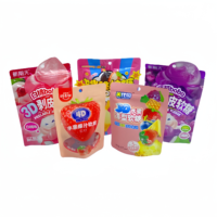 Sac en mylar imprimé personnalisé anti-odeur bonbons découpés à l'emporte-pièce biscuit sachet debout comestible zip-lock réutilisable