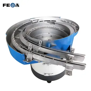 FEDA FD-VB automatic high precision vibration bowl feeder auto linear feeder vibratory bowl feeder with two tracks