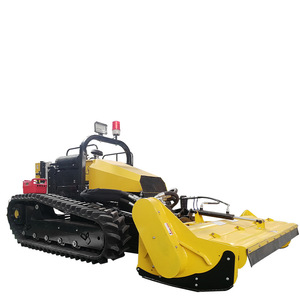 Cortadora de césped inteligente para rescate en incendios forestales, máquina de corte montada sobre orugas con control remoto para maleza y arbustos en el borde de vías ferroviarias - Product Image 1