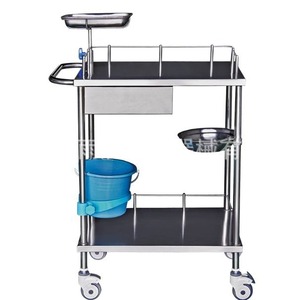 Carrito de acero inoxidable Xinyuchen de 670x450x900 mm, carrito de tratamiento médico para uso clínico - Product Image 5
