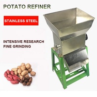 Roestvrijstalen Elektrische Zoete Aardappel Zetmeel Natte Molen Raffiner Appel Oranje Banaan Fruit Crusher Sap Pulpermachine