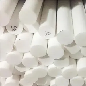 Batang plastik tahan aus suhu tinggi batang PTFE Food Grade kustom pabrik Minimum 4 mm