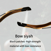 Arc à poulies traditionnel AF Archery Oak Tatar de 54 pouces, 20-50 lbs, parfait pour la chasse et le tir à l'arc