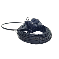 Caja Impermeable para Fibra Óptica FTTH/FTTA/FTTX para Exteriores, Caja Terminal de Fibra Óptica con 4/6/8/12 Puertos