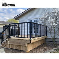 Main courante extérieure en aluminium imperméable de haute qualité pour escalier et terrasse Vente en gros