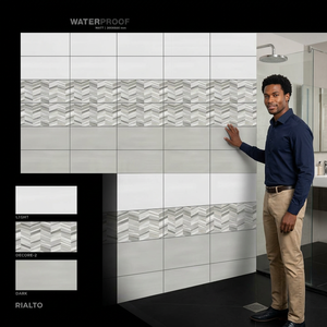 Carreaux de revêtement mural en céramique mate naturelle 12x24 30x60cm 300x600mm, décoratifs pour l'intérieur de la maison, carreaux de porcelaine design - Product Image 1