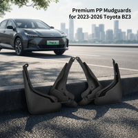 4Pcs Mud Flaps untuk Toyota BZ3 2023-2025 EV Mudguards Splash Guards Fender Guardabarros Faldillas Paralamas Bavettes Aksesoris